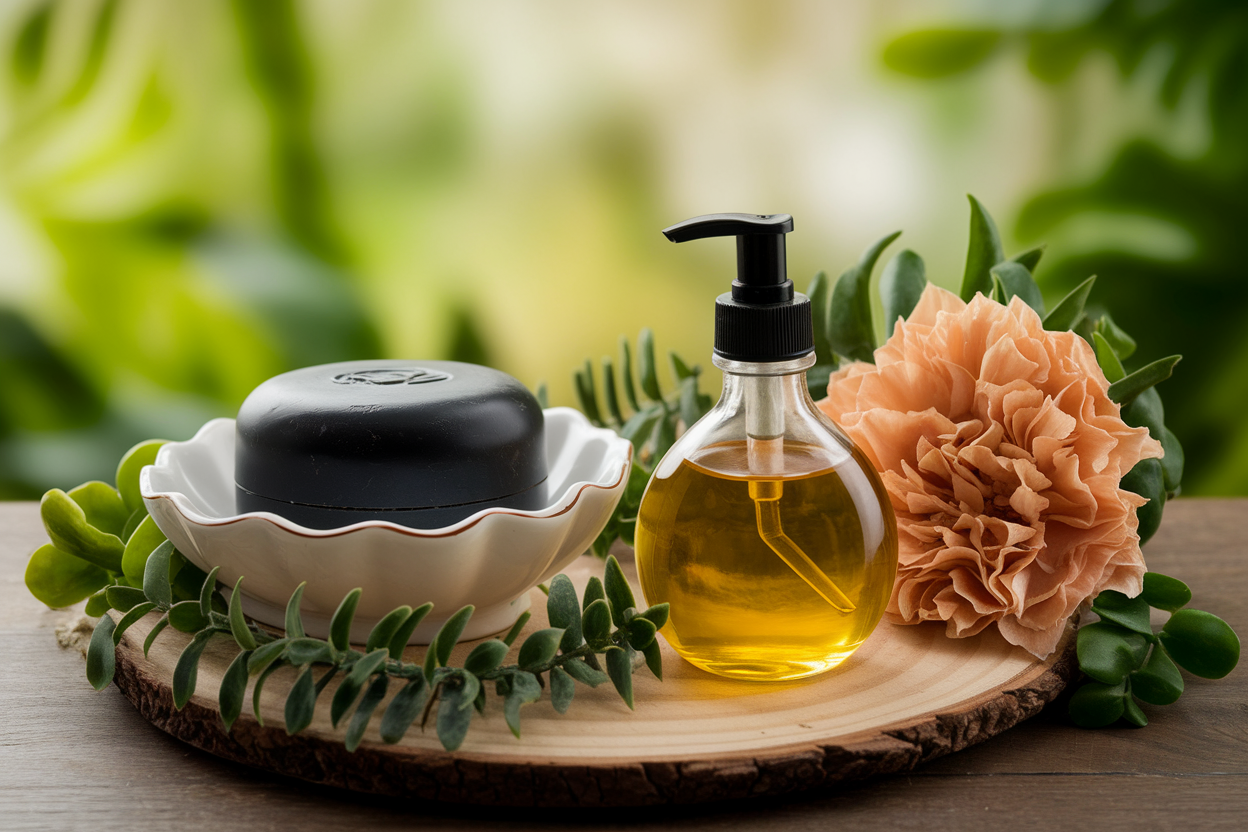 Huile d'Argan et Savon Noir : Soins Naturels pour une Peau Éclatante