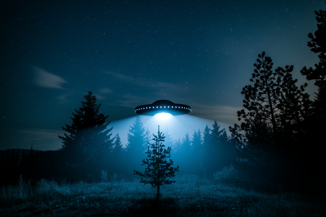paysage-nuit-ovni-arbres